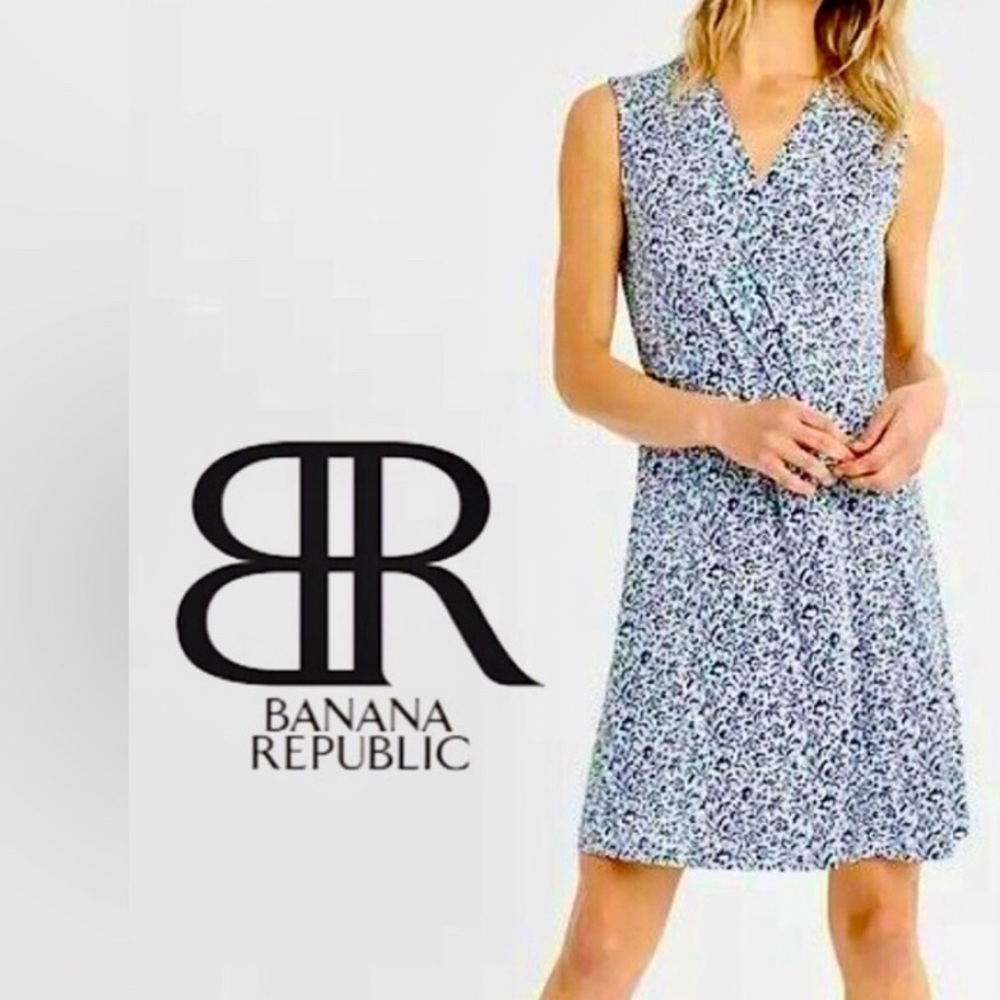 BANANA REPUBLIC FLORAL SUMMER SLEEVELESS DRESS
